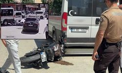 Faciaya kıl payı: Minibüsün altında kalmaktan son anda kurtuldu