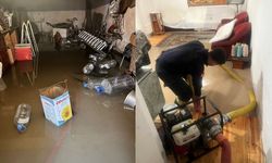Sağanak yağışın vurduğu Eskişehir'de ekipler gece boyunca mesai yaptı