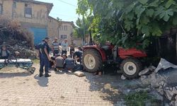 Kullandığı traktörden düşen sürücü hayatını kaybetti