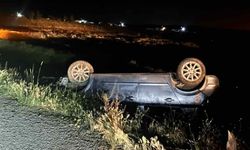 Eskişehir'de otomobil şarampole yuvarlandı
