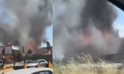 Son dakika: EMKO Sanayi Sitesi'nde yangın, işçiler tahliye edildi