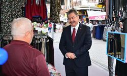 Eskişehir Valisi Erdinç Yılmaz’dan Banka Caddesi esnafına ziyaret
