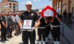 Eskişehirli polis memuru gözyaşlarıyla son yolculuğuna uğurlandı