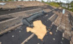 Çatıyı tamir etmeye çalışırken 5 metre yükseklikten beton zemine çakıldı