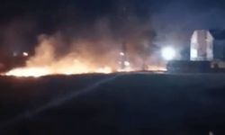 Eskişehir'de gece yarısı arsada yangın