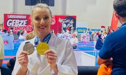 Karate antrenörü Arzu Kabal şampiyon oldu