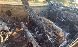 Eskişehir Çevre Yolu'nda otomobil alev alev yandı: 9 yaşındaki çocuğun durumu kritik
