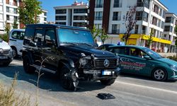 Eskişehir’de lüks cip ile otomobil birbirine girdi