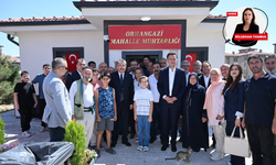 Eskişehir’de Orhangazi Mahallesi’nin yenilenen muhtarlık binası açıldı