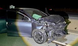 Otomobille hafif ticari araç çarpıştı: 4'ü çocuk 8 yaralı
