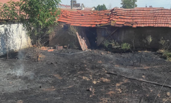 Eskişehir’de bahçede başlayan yangın ahıra sıçradı