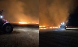 Eskişehir'in köyünde yangın: Tarım arazisi alevlere teslim oldu