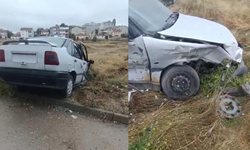 Eskişehir'de park halindeki araca çaptılar: Otomobil hurdaya döndü!