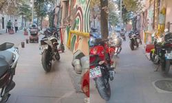 Eskişehir’in göbeğinde çile: Kaldırımlar motosiklet otoparkına döndü