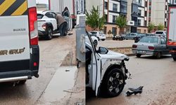 Eskişehir'de yeni hizmete açılan bağlantı yolunda kaza