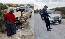 Eskişehir'de otomobiller kafa kafaya çarpıştı: 1'i ağır 2 yaralı