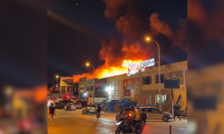 Baksan Sanayi Sitesi'nde yangın: Dükkan alevler içinde kaldı!