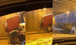 Eskişehir'de alt geçitte kaza: Trafik felç oldu