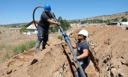 ESKİ içme suyu hattında güçlendirme çalışması yaptı