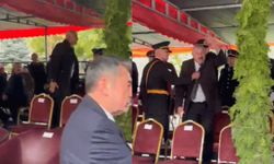 Eskişehir'de şehit babasından protokol tepkisi