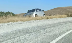Gökbel'de araçlar yoldan çıkıyor: Sürücüler tepkili