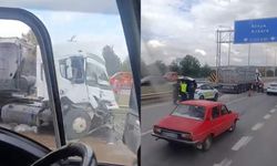 Eskişehir Çevre Yolu'nda iki kamyon çarpıştı