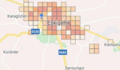 Eskişehir koronavirüs risk haritası güncellendi