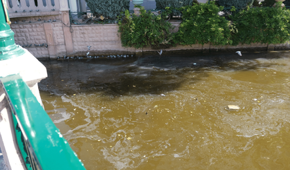 Porsuk Çayı'ndaki pislikler tepkiye neden oldu