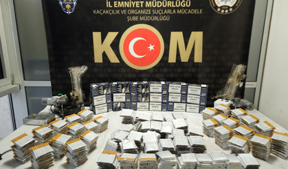 Eskişehir’de polis kaçak sigara satışını önlemeye yönelik çalışma yaptı