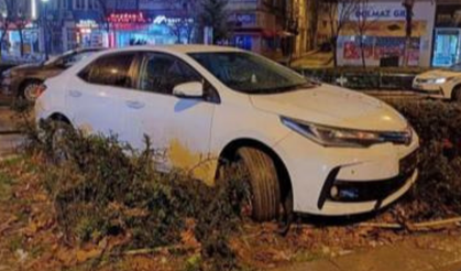 Eskişehir'de korkutan kaza! Duvara çarpan sürücü alkollü çıktı