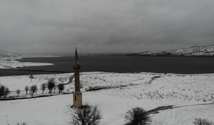 Eskişehir'de mest eden kar manzaraları