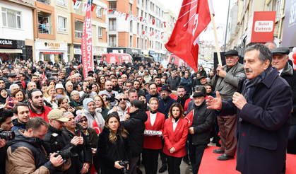 CHP Tepebaşı Belediye Başkanı Adayı Ahmet Ataç Çamlıca’da seçim ofisini açtı