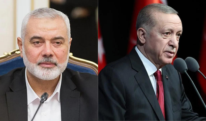 Cumhurbaşkanı Erdoğan Hamas lideri Haniye ile görüştü