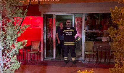 Eskişehir'de restoranda çıkan baca yangını paniğe neden oldu