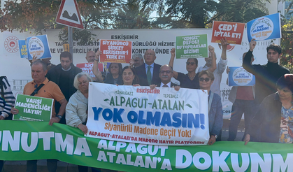 Eskişehir altın madenine karşı ayakta: 4 bin imza teslim edildi