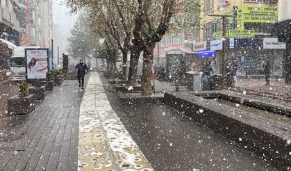 Eskişehir'de kar yağışı etkili oldu