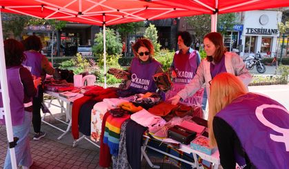 Eskişehir’de feminist takas pazarı kuruldu