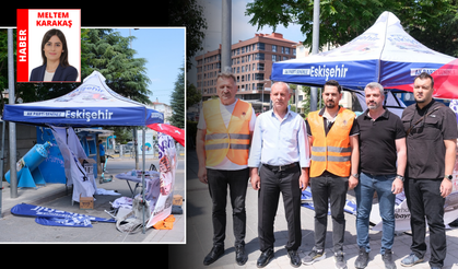 Eskişehir’de AK Parti’nin üye standına çirkin saldırı: “Bu saldırılar bizi yıldıramaz”