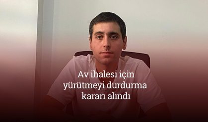 Eskişehir’de av ihalesi için yürütmeyi durdurma kararı alındı