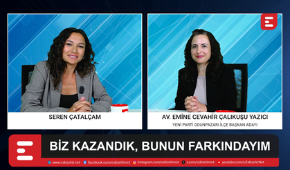 YENİ Parti Odunpazarı İlçe Başkan Adayı Emine Cevahir Çalıkuşu Yazıcı Eskisehir.net'te Seren Çatalçam'ın konuğu oldu
