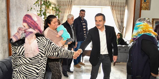 Başkan Ataç depremzede aileler ile bir araya geldi