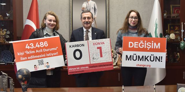 Başkan Ataç’tan Karbon:0 – Dünya:1 kampanyasına destek