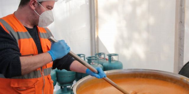 TBMM aşçıları Kahramanmaraş'ın Elbistan ilçesinde