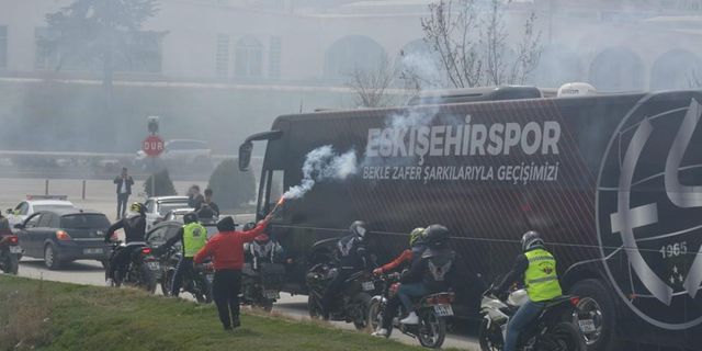 Motor sporları kulübünden Eskişehirspor’a büyük kortej