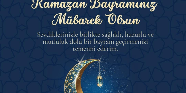 Serkan Koyuncu'dan Ramazan Bayramı Mesajı