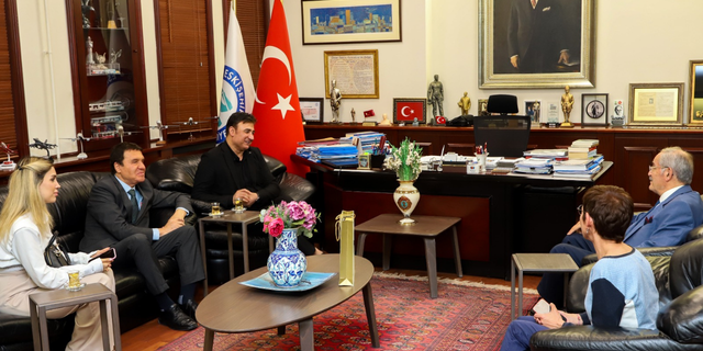 MESAM Başkanı Ergül'den Büyükerşen'e ziyaret