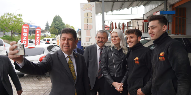 Başkan V. Subaşı sanayi esnafını ziyaret etti