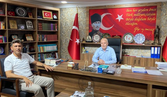 Çalışkan’dan MHP İl Başkanı Candemir’e ziyaret