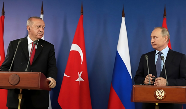 Cumhurbaşkanı Erdoğan ve  Putin arasında kritik görüşme
