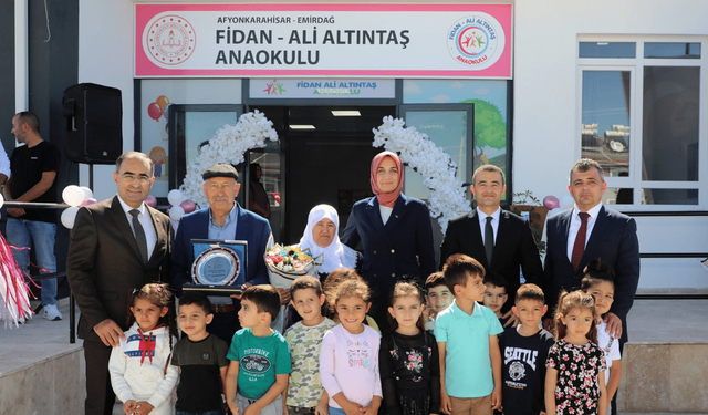 Başkan Koyuncu Fidan-Ali Altıntaş Anaokulu'nun açılışındaydı